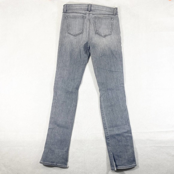 J Brand Rail Sweet Gray Distressed Slit Denim Jean - Picture 3 of 16
